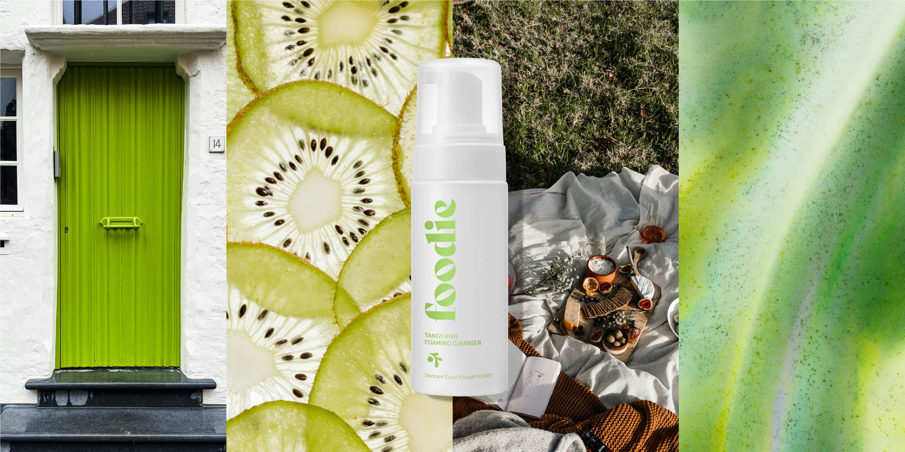 Foodie Tangy Kiwi Foaming Facial Cleanser